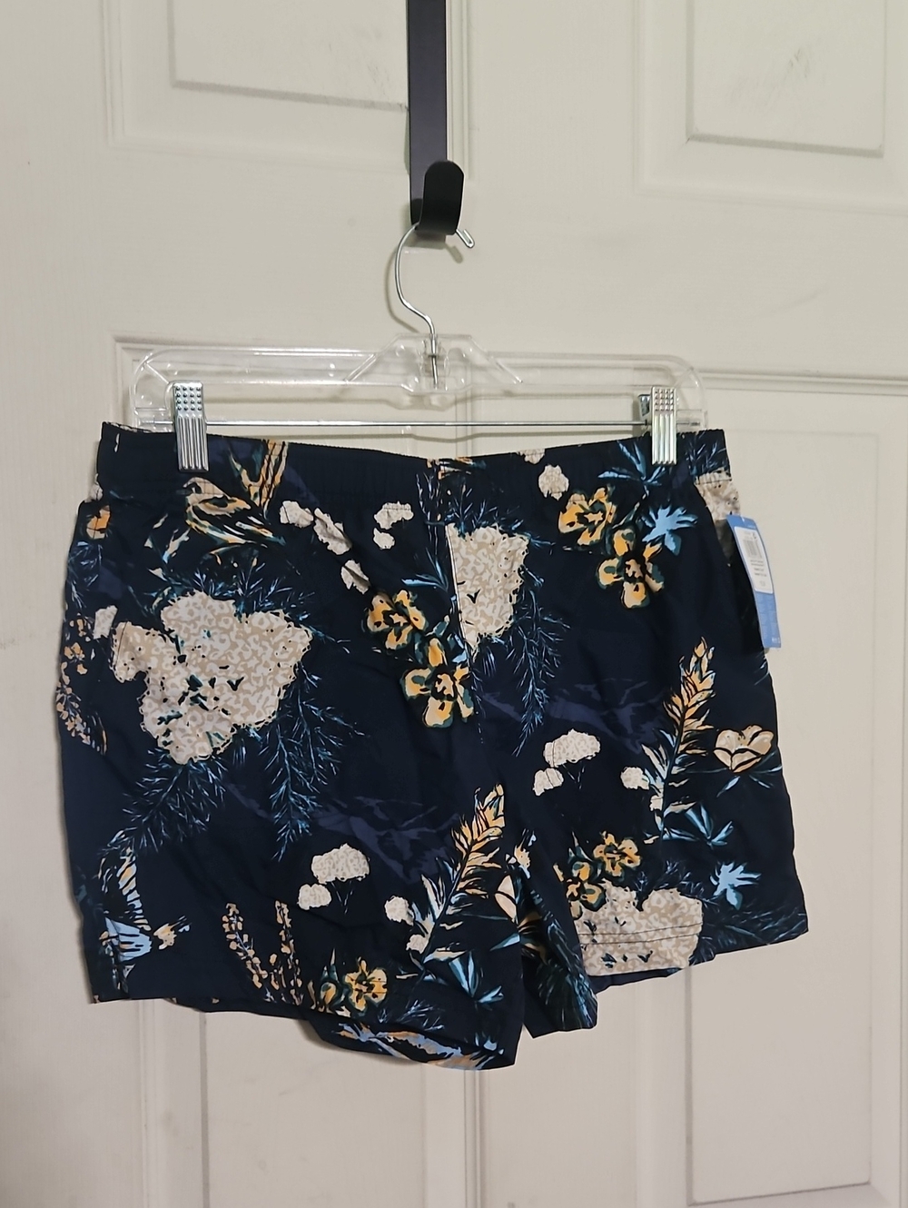 Columbia Women's Sandy River III PRINTED Cargo Shorts: BLUE: NEW WITH TAGS: SZ S